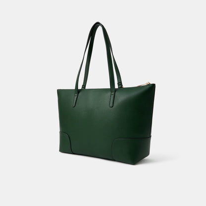 Green Plain Tote Bag Green