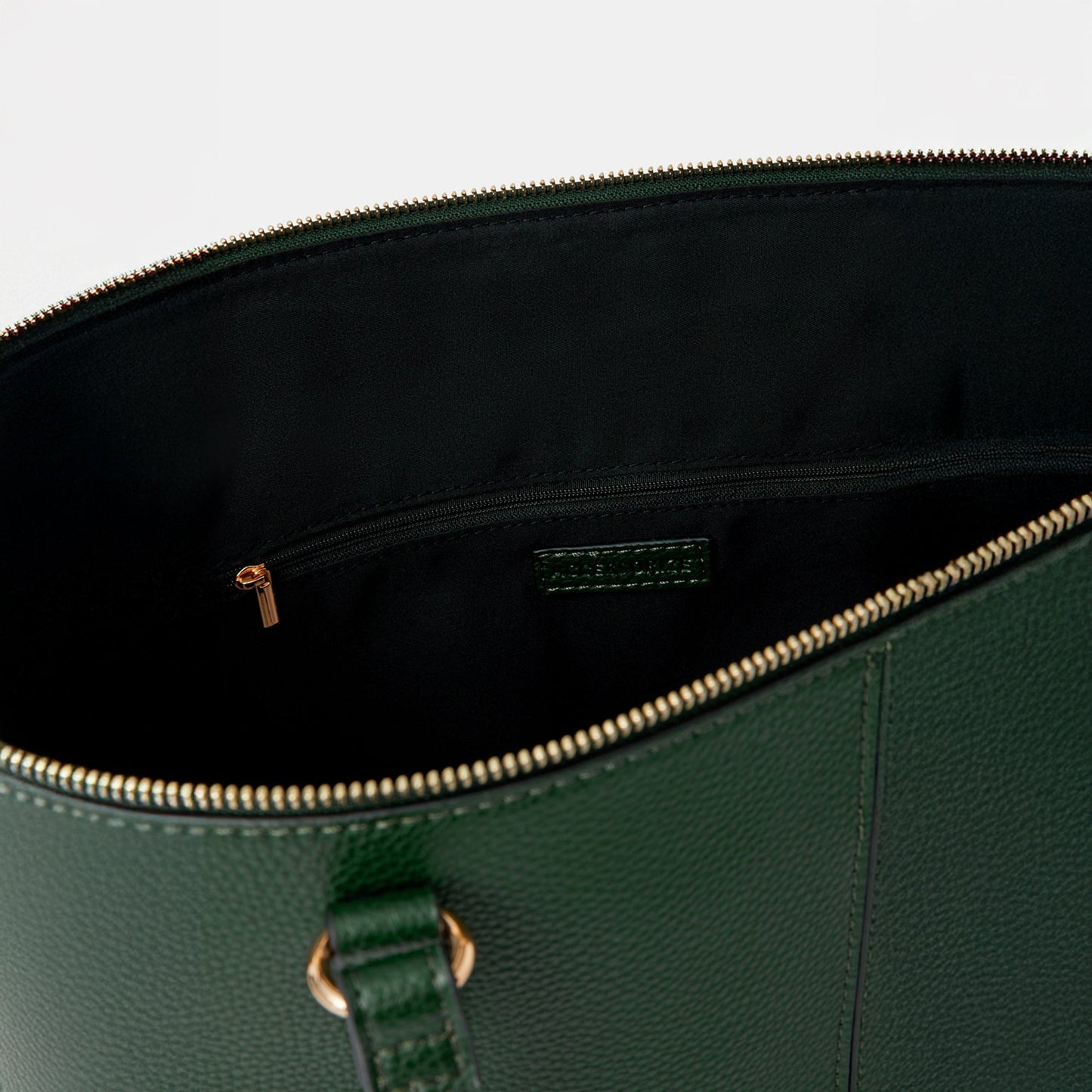 Green Plain Tote Bag Green
