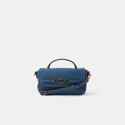 Blue Snaffle Sling Bag