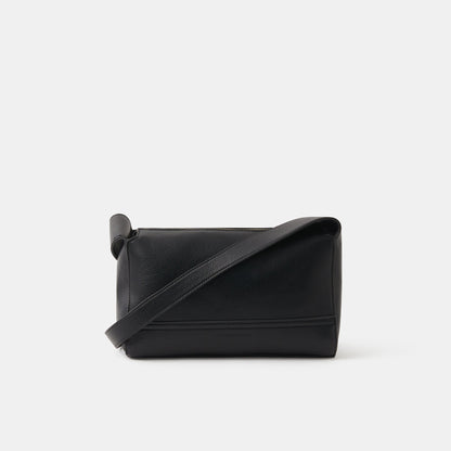 Black Green Plain Sling Bag