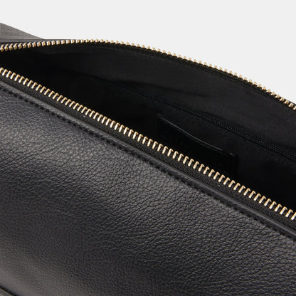 Black Green Plain Sling Bag