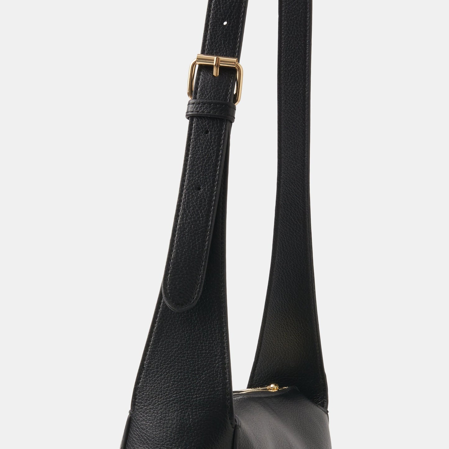 Black Green Plain Sling Bag
