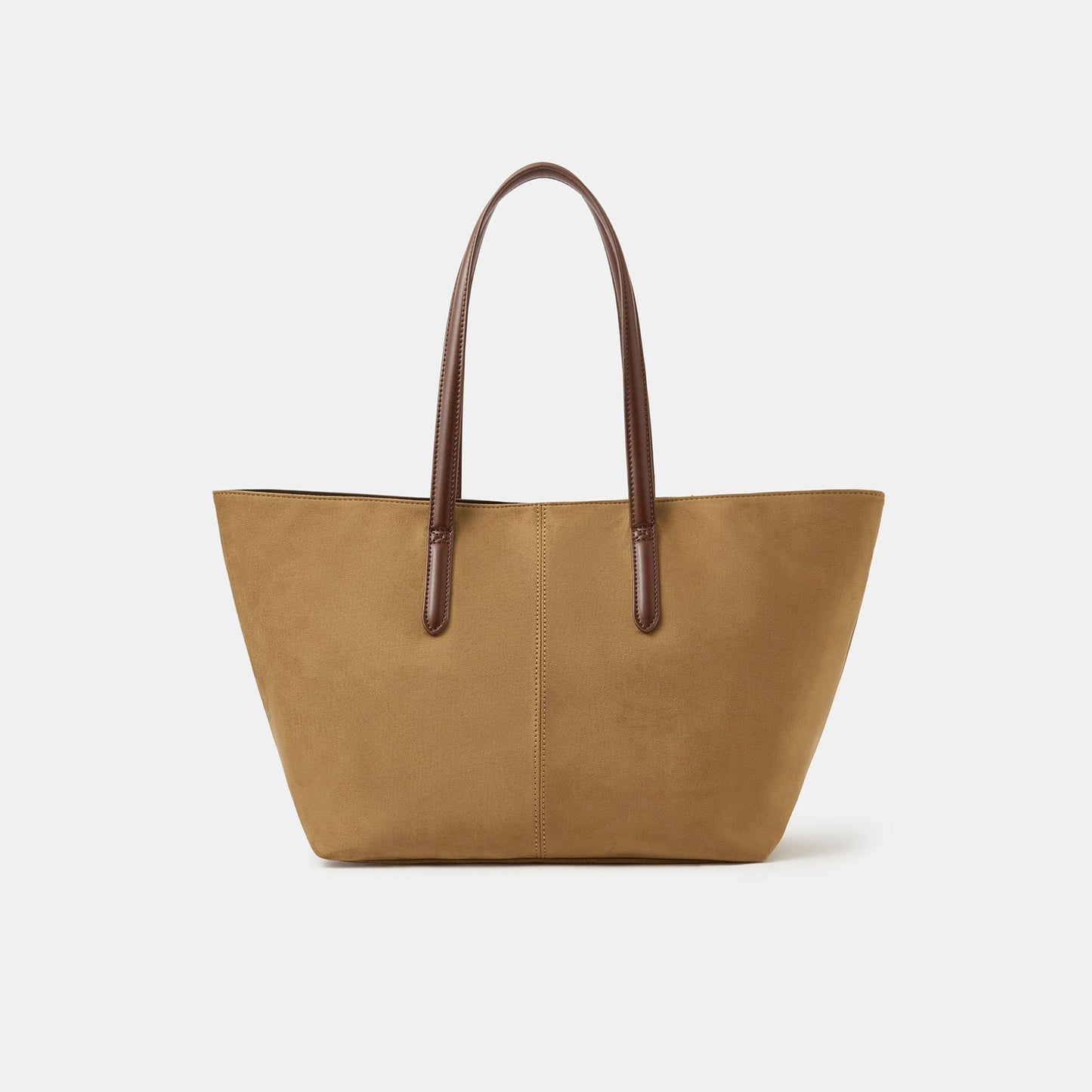 Cream Suedette Tote Bag