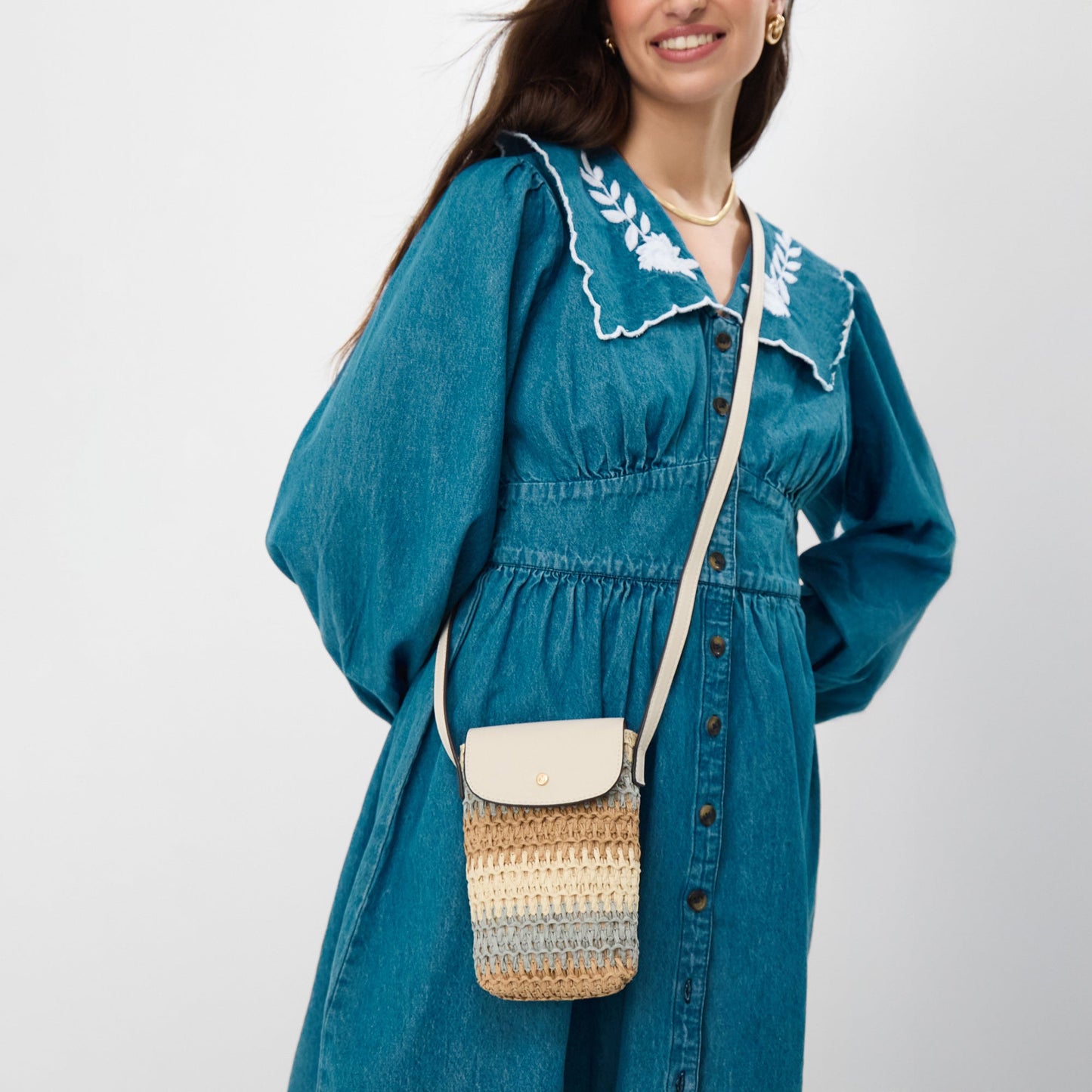 Raffia Phone Bag