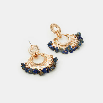 Doorknocker Fan Drop Earrings