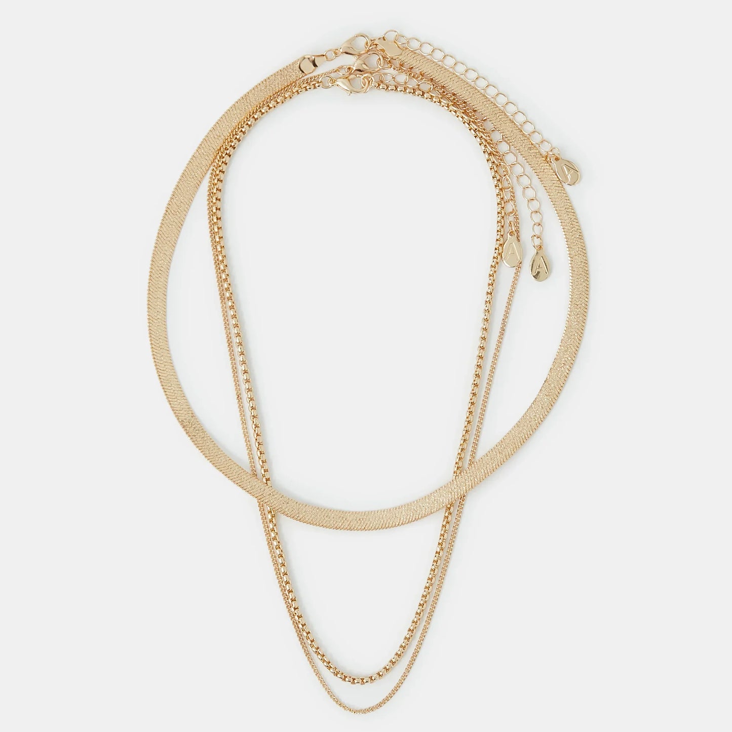Snake Chain Necklaces Pack of 3
