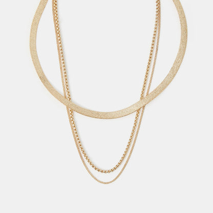 Snake Chain Necklaces Pack of 3