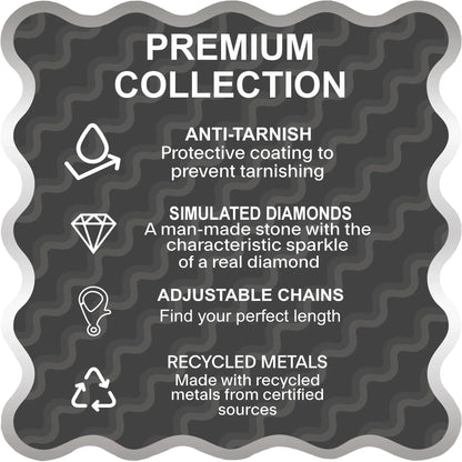 Sterling Silver-Plated Coin Charm Necklace