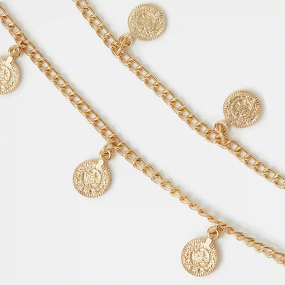 Coin Charm Belly Chain