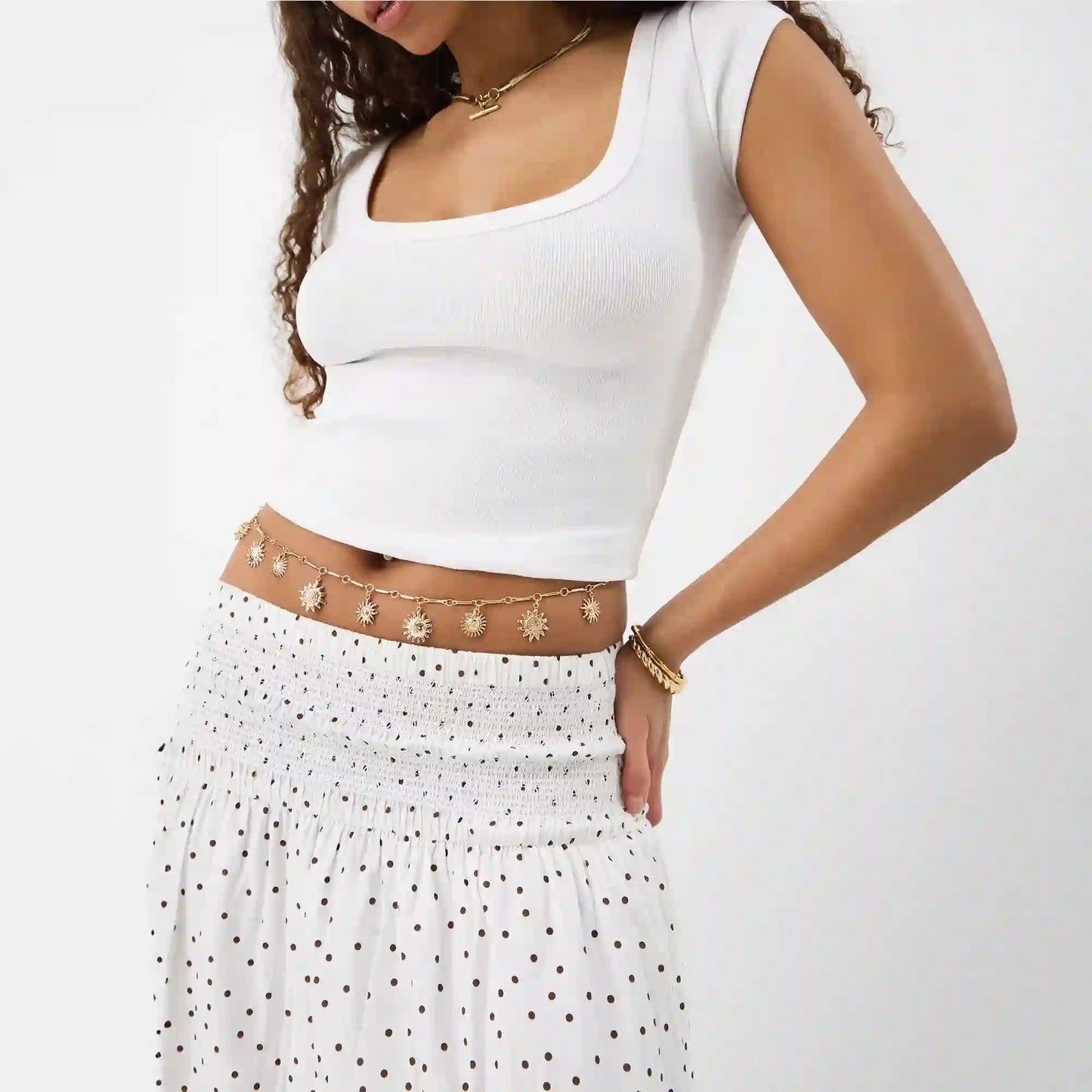 Sun Charm Belly Chain