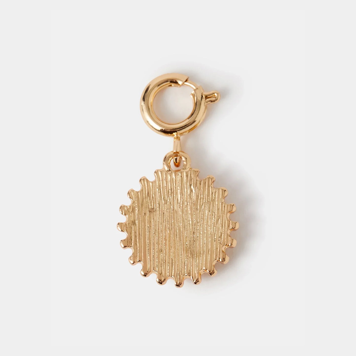 Initial (S) Pearl Coin Jewellery Charm Gold