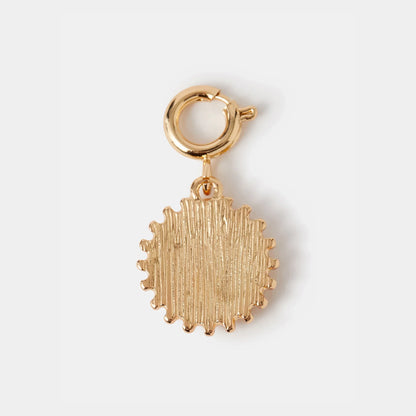 Initial (S) Pearl Coin Jewellery Charm Gold