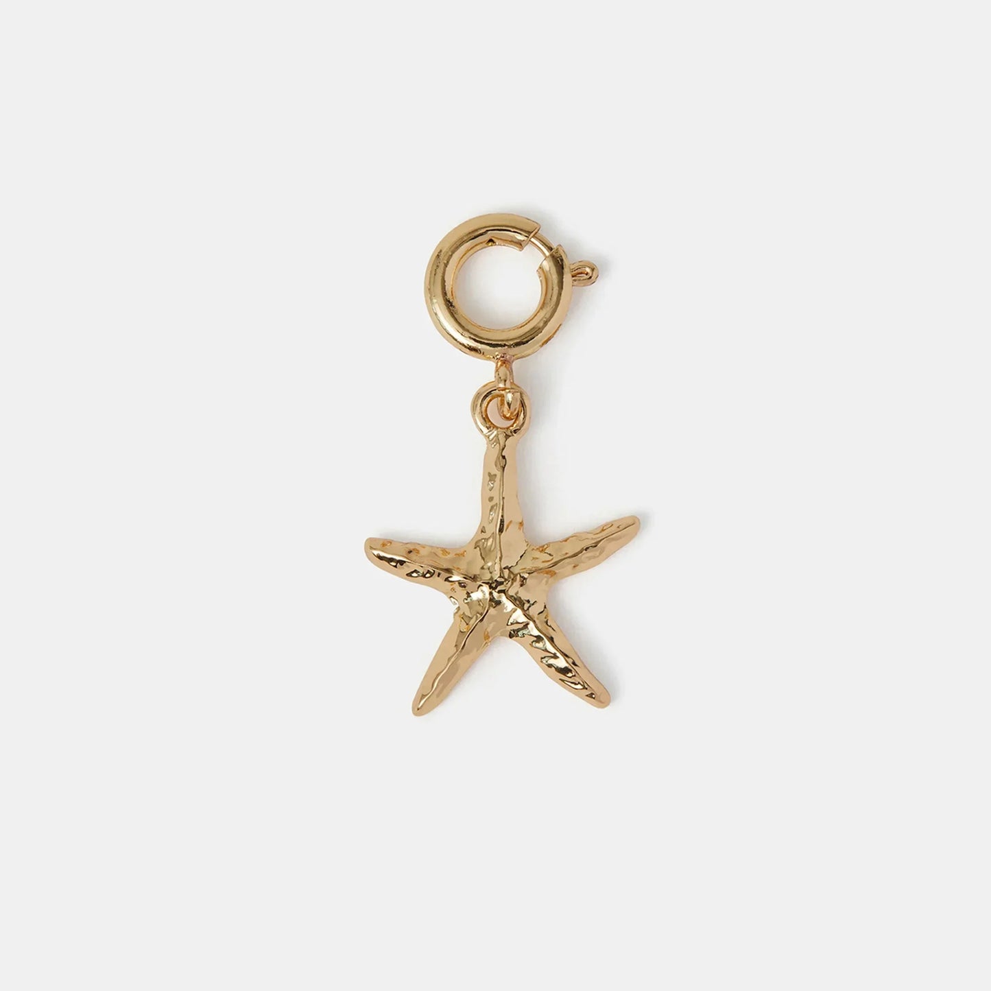 Gold Starfish Jewellery Charm
