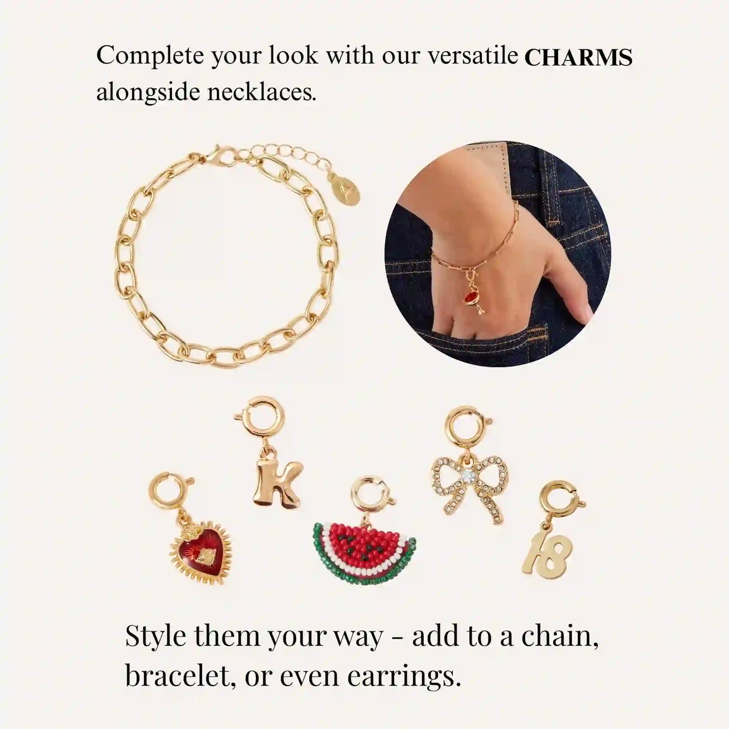 Link Chain Bracelet Gold