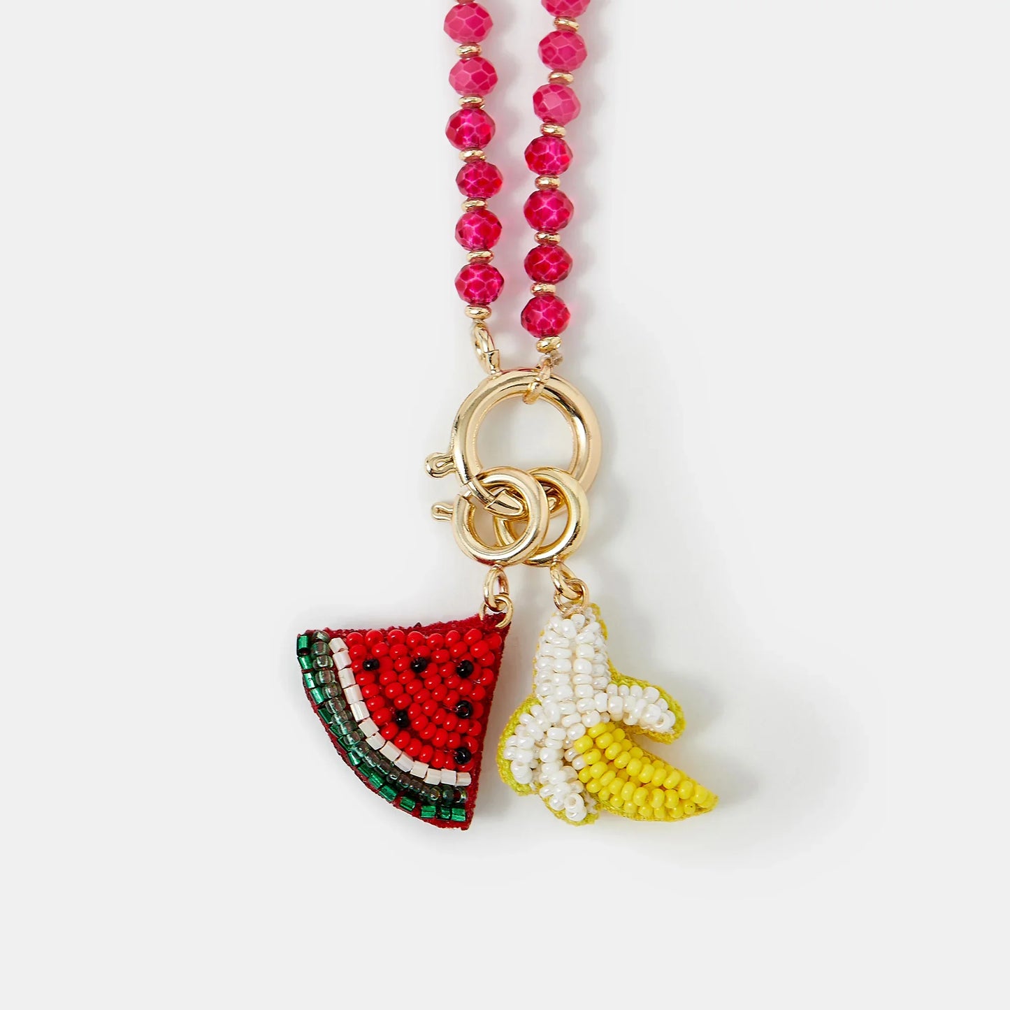 Beaded Banana Jewellery Charm