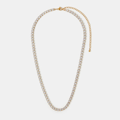 Waterproof Stainless Steel Tennis Necklace