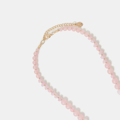 Pink Beaded Necklace