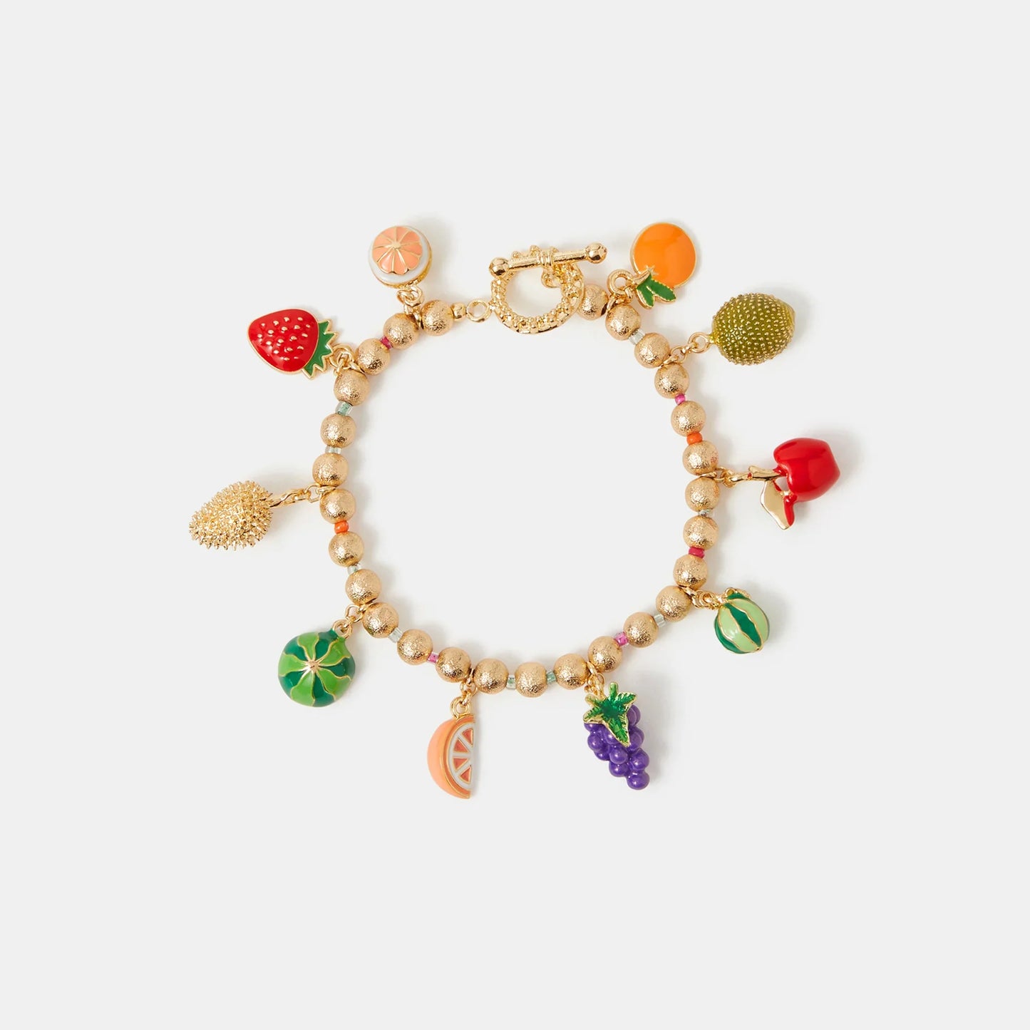 Fruit Salad Charm Bracelet