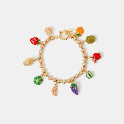 Fruit Salad Charm Bracelet