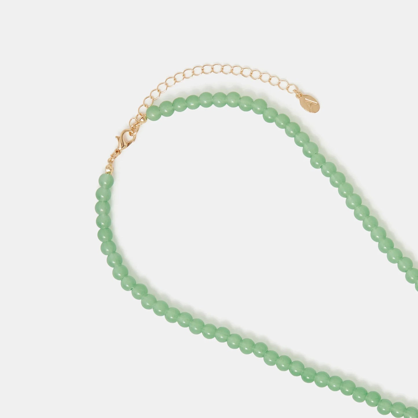 Flower Beaded Pendant Necklace