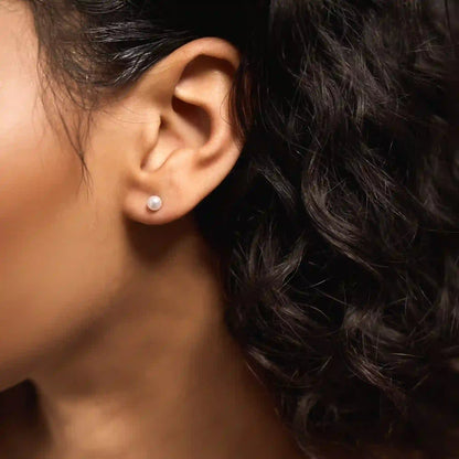 14k Gold-Plated Shell Stud Earrings
