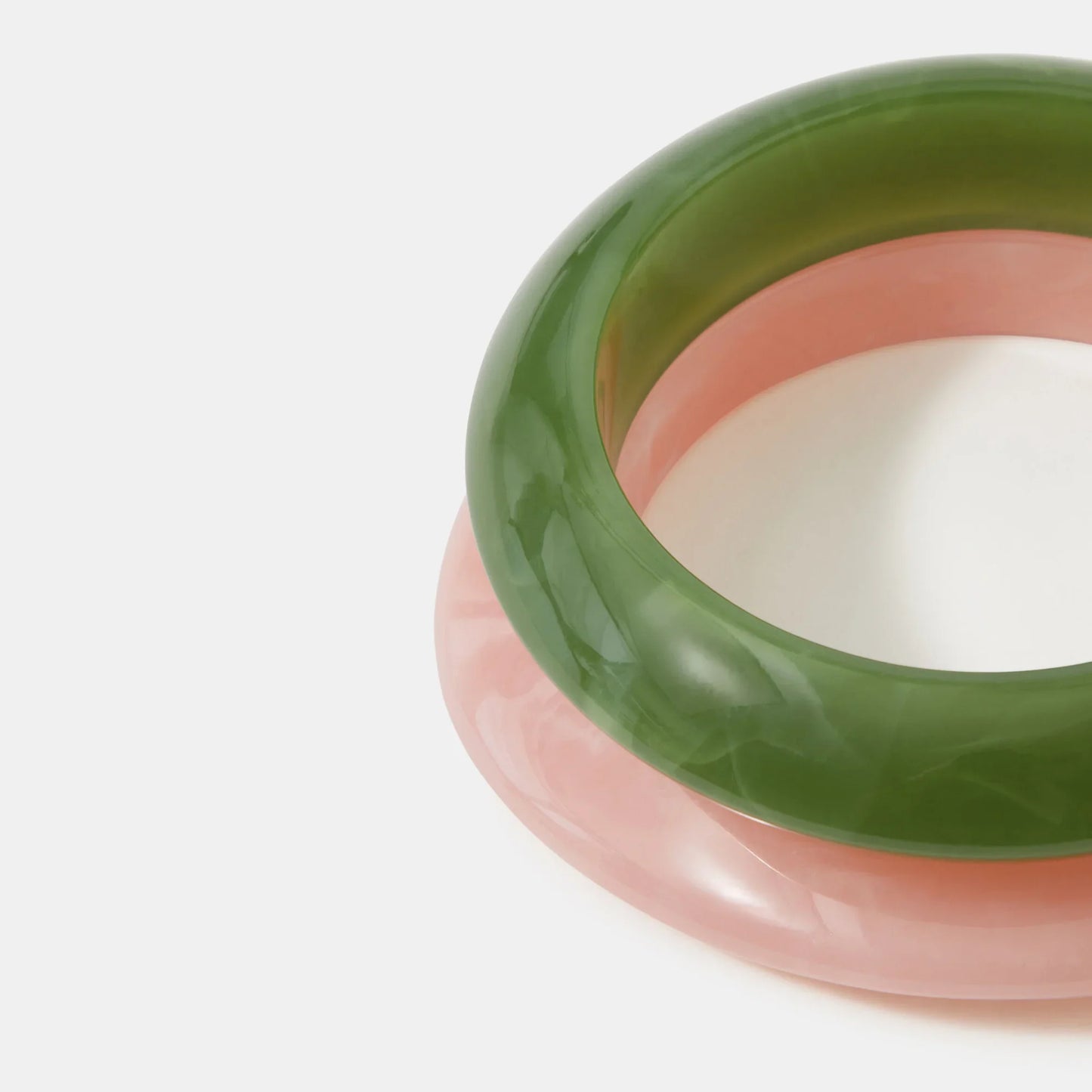 Resin Bangles Multi Pack of 2