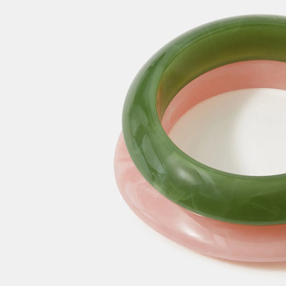 Resin Bangles Multi Pack of 2