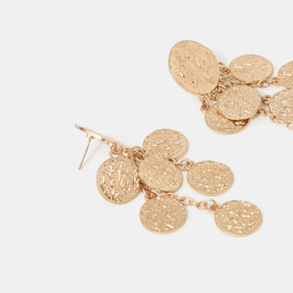 Statement Coin Drop Earrings