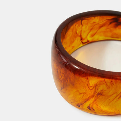Chunky Resin Bangle Brown