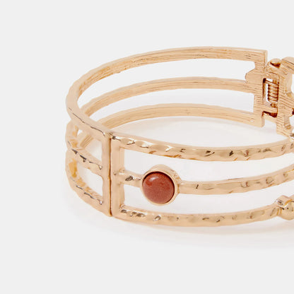 Gemstone Molten Bangle