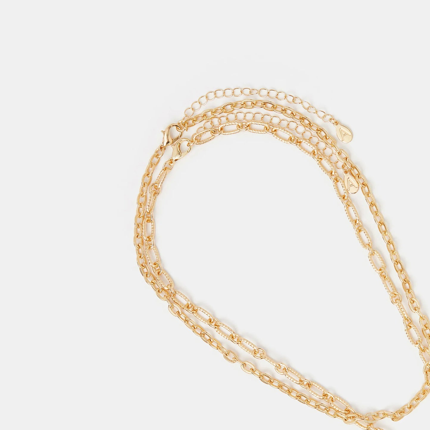 T-Bar Chain Necklaces Pack of 2