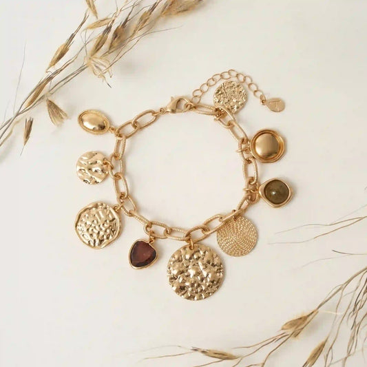 Coin Charm Bracelet