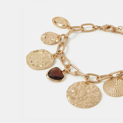 Coin Charm Bracelet