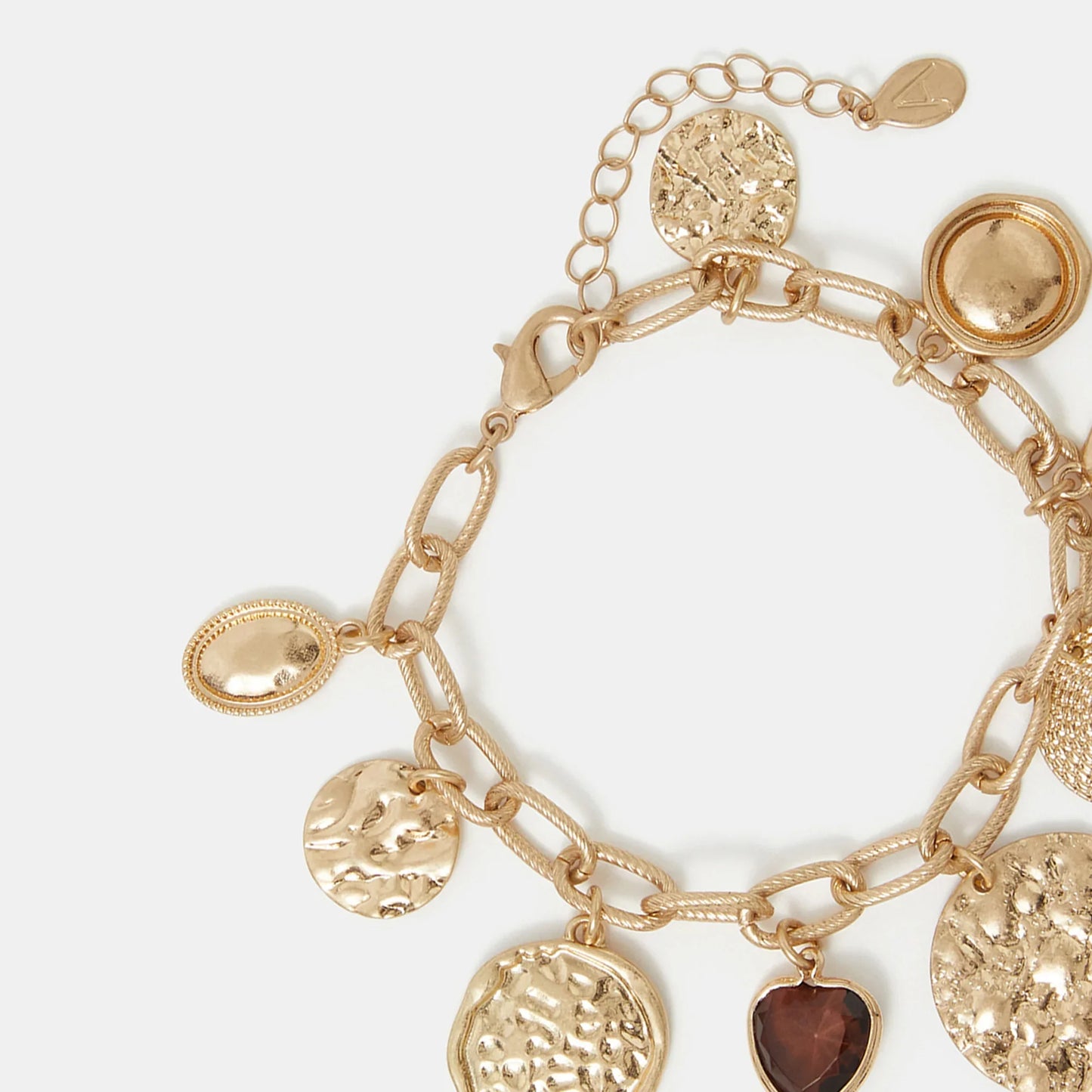 Coin Charm Bracelet