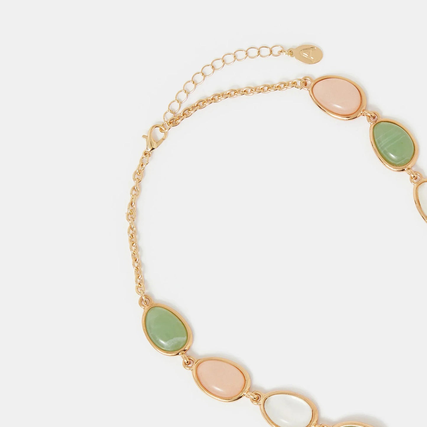 Mixed Stone Collar Necklace