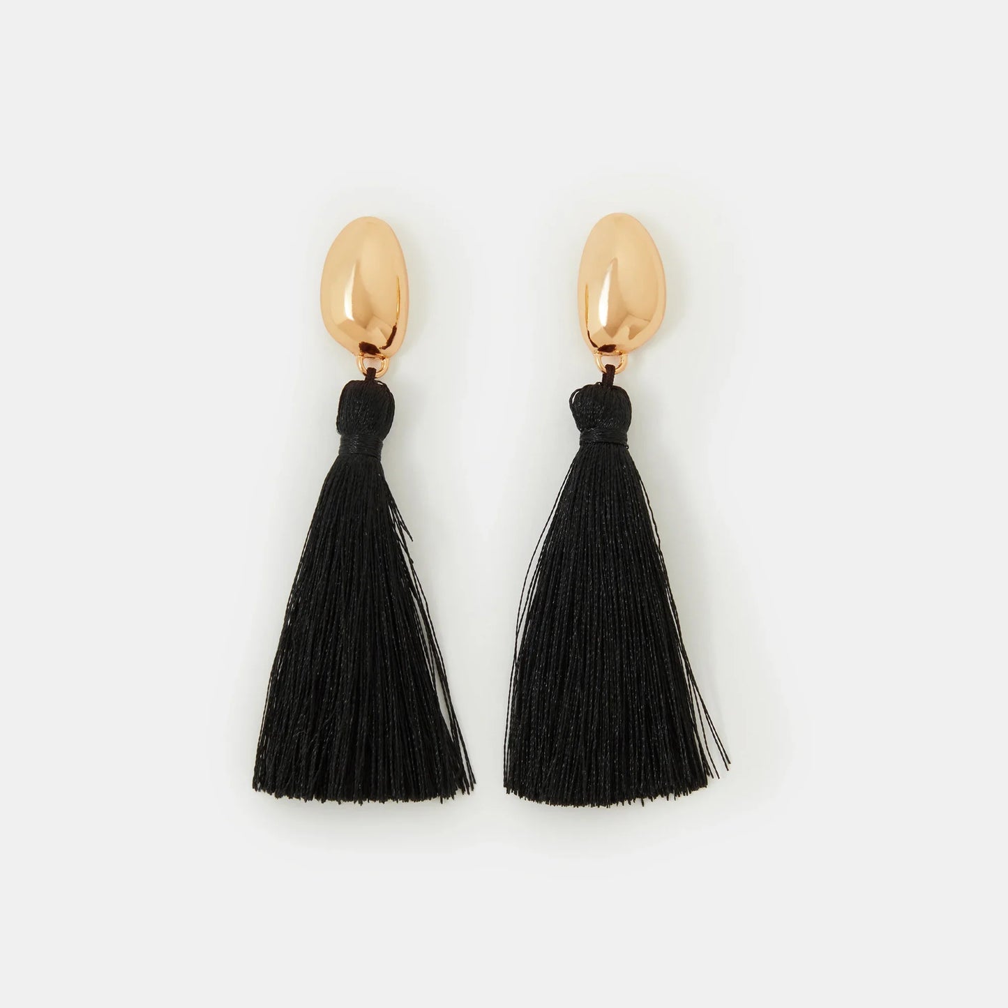 Tassel Drop Earrings Gold