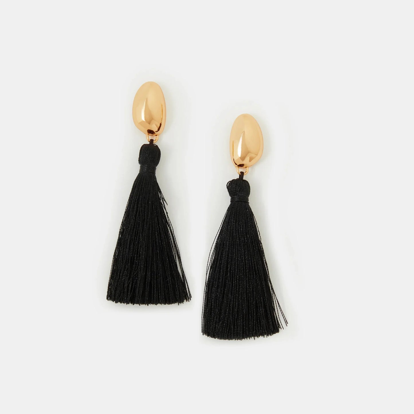 Tassel Drop Earrings Gold