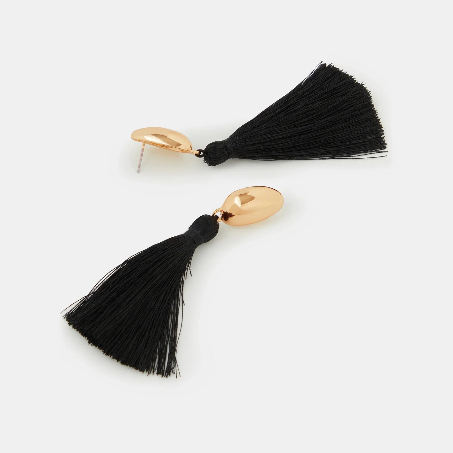 Tassel Drop Earrings Gold