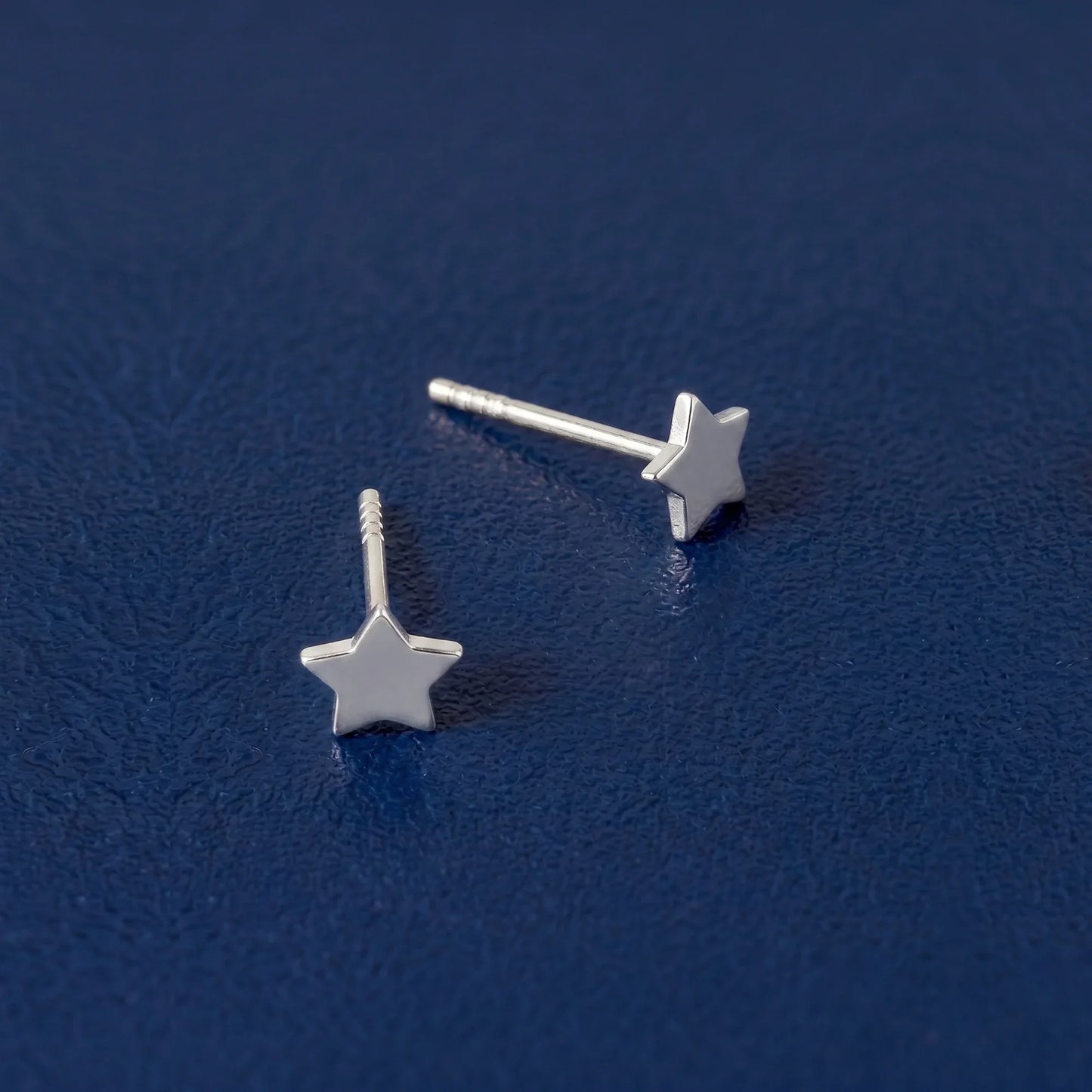925 Sterling Silver Star Stud Earrings
