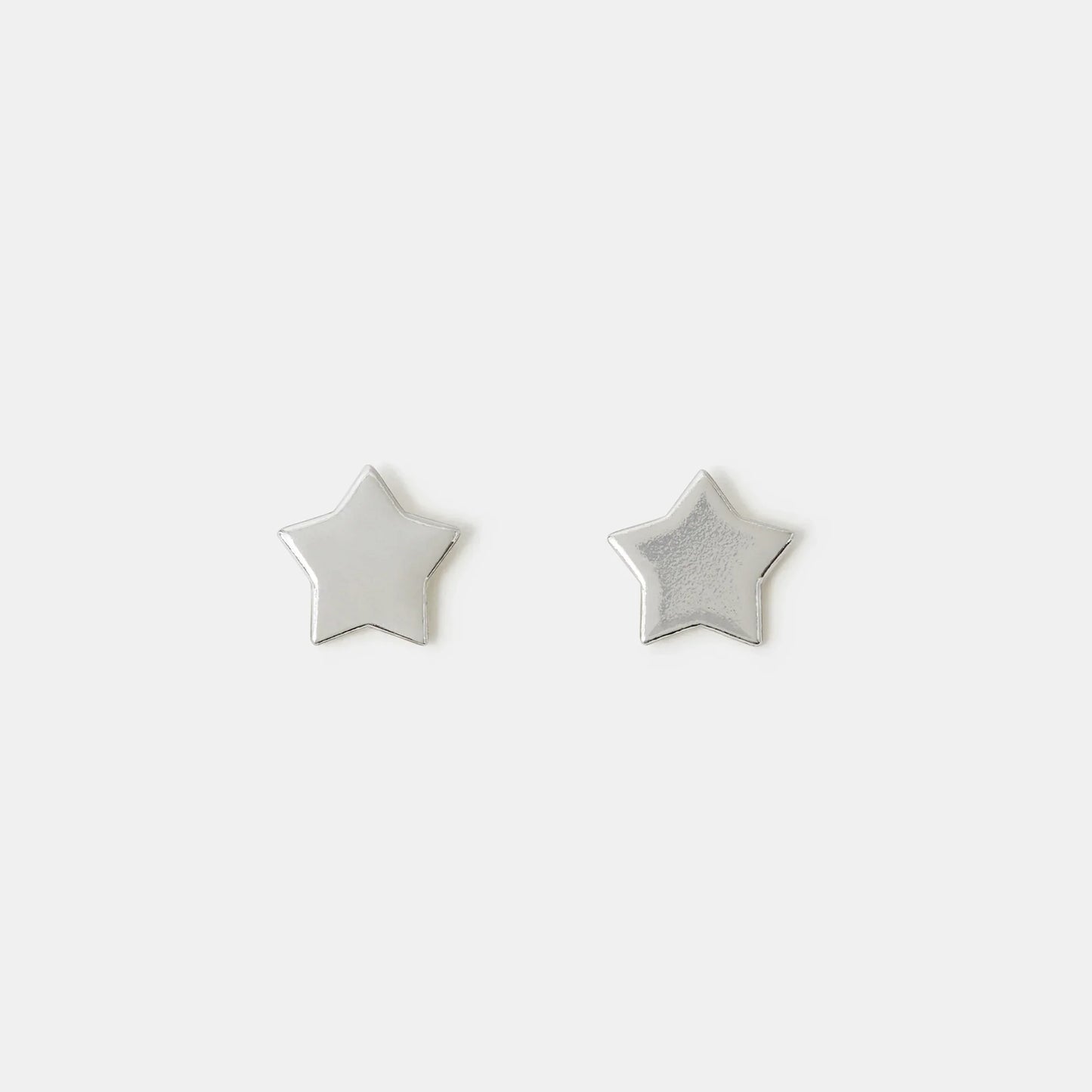 925 Sterling Silver Star Stud Earrings
