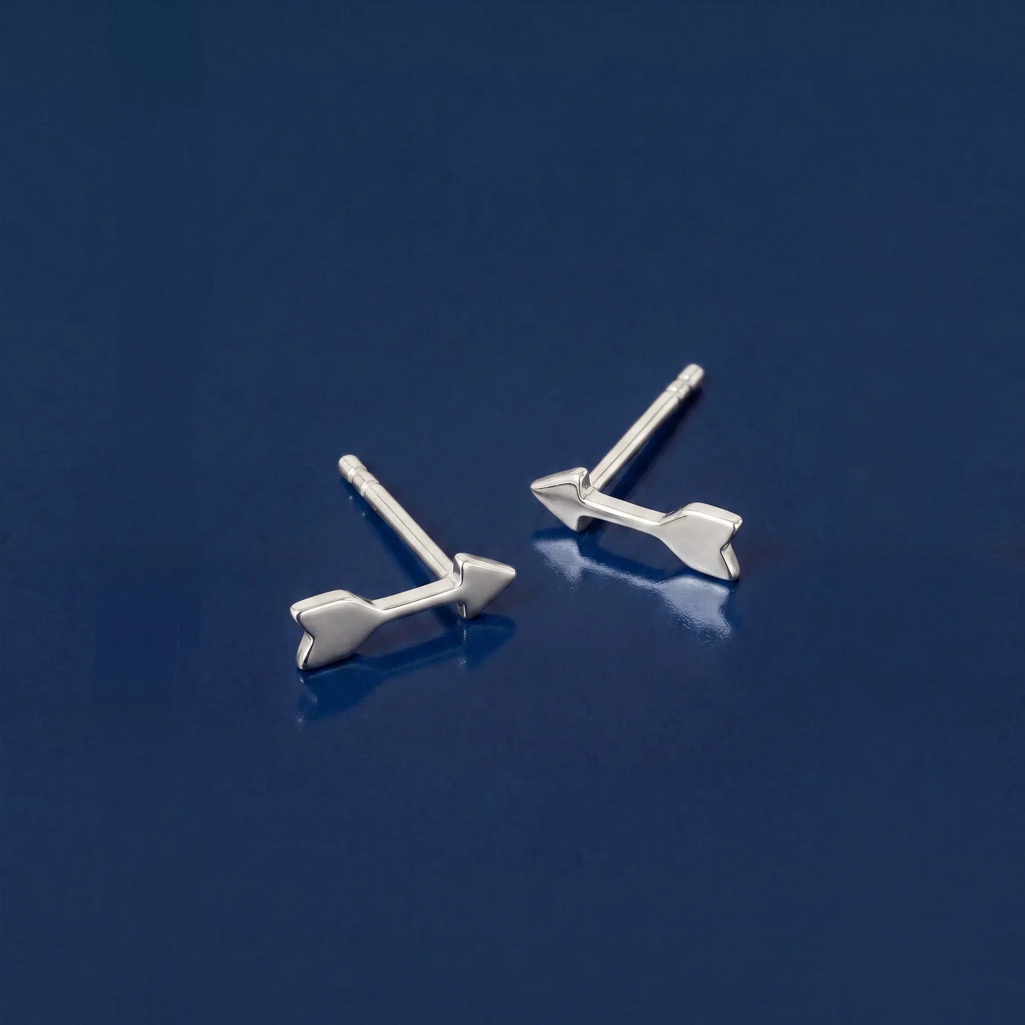 925 Sterling Silver Arrow Stud Earrings