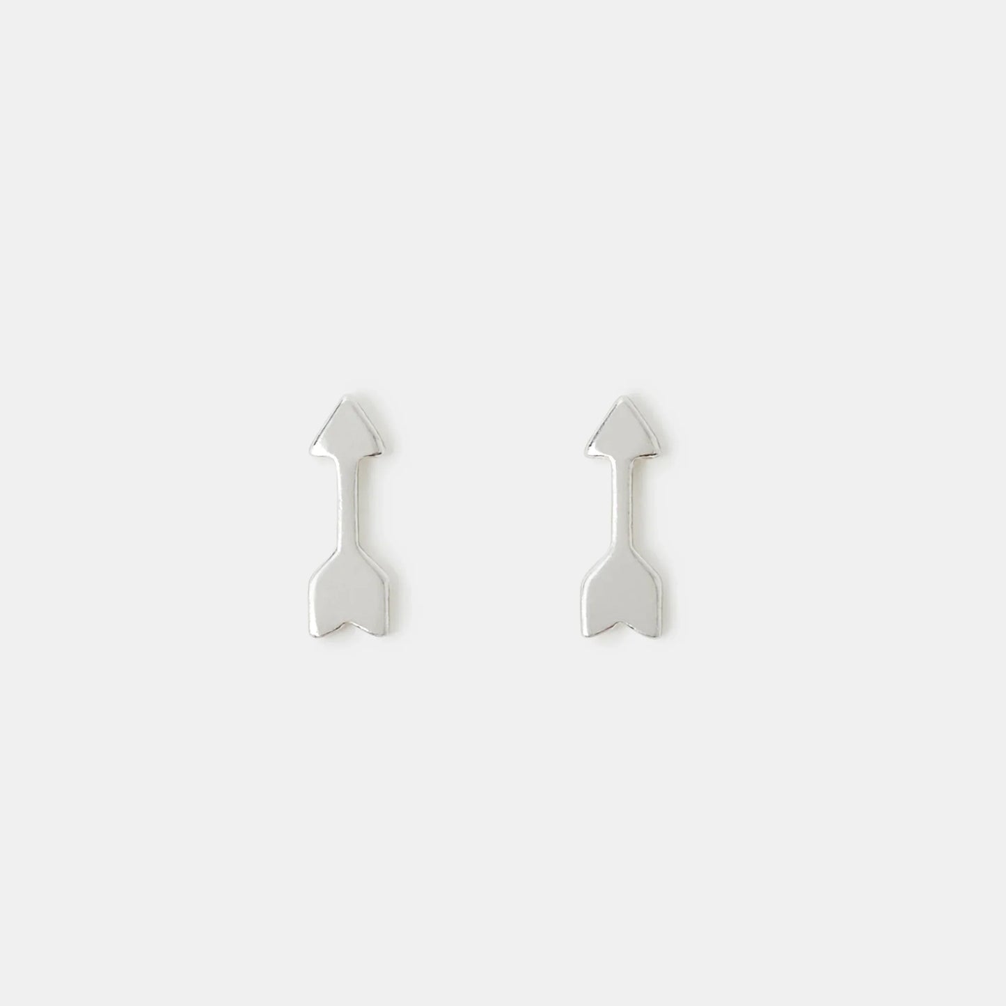 925 Sterling Silver Arrow Stud Earrings