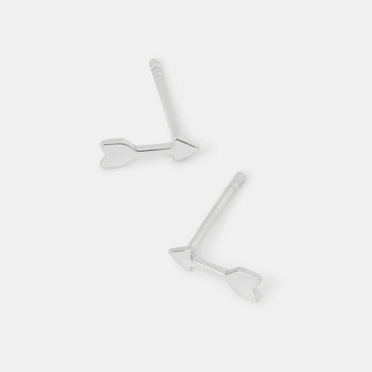 925 Sterling Silver Arrow Stud Earrings