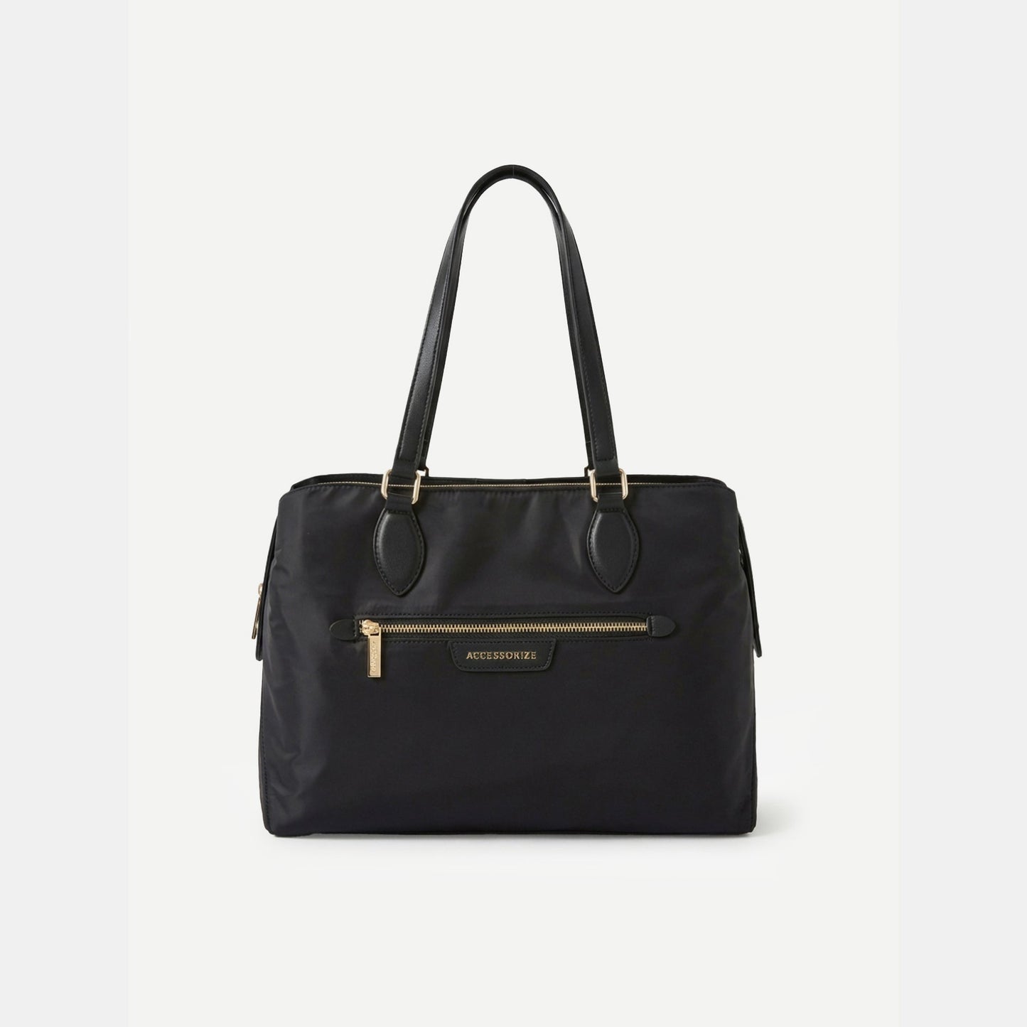 Black Mayra Nylon Tote