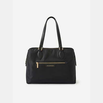 Black Mayra Nylon Tote