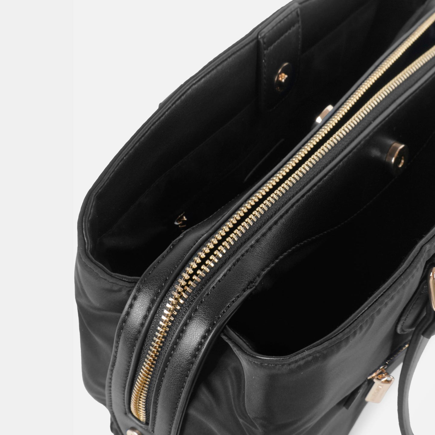 Black Mayra Nylon Tote
