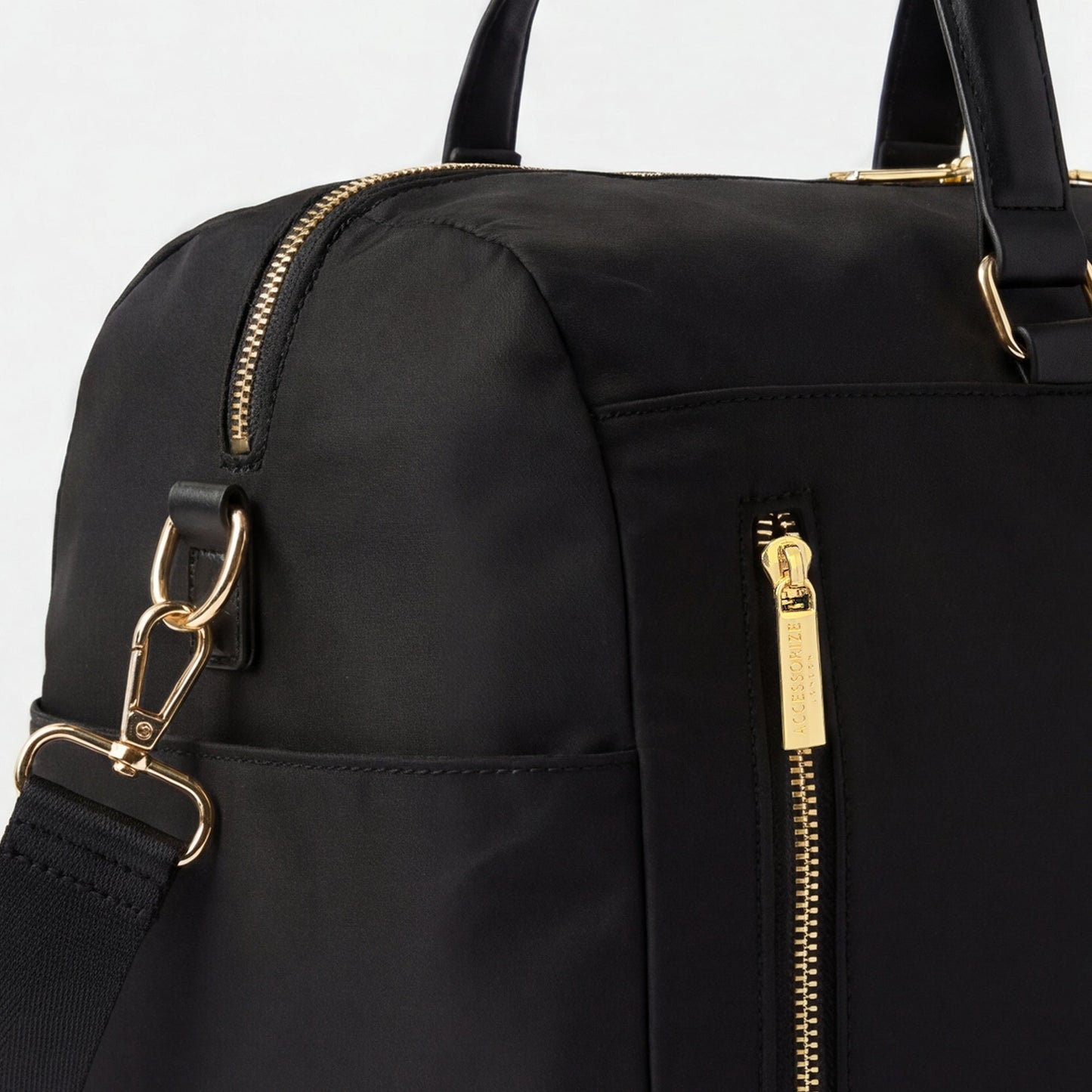 Black Brian Nylon Weekender