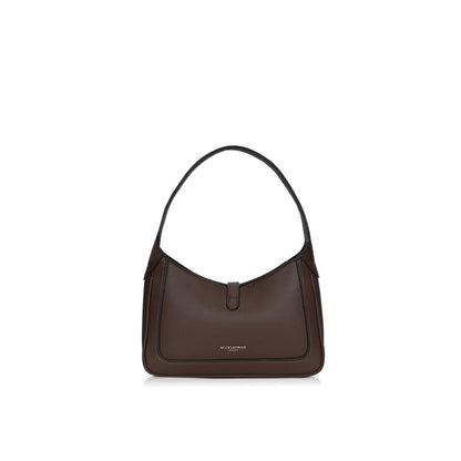 Brown Angie Monogram Shoulder Bag
