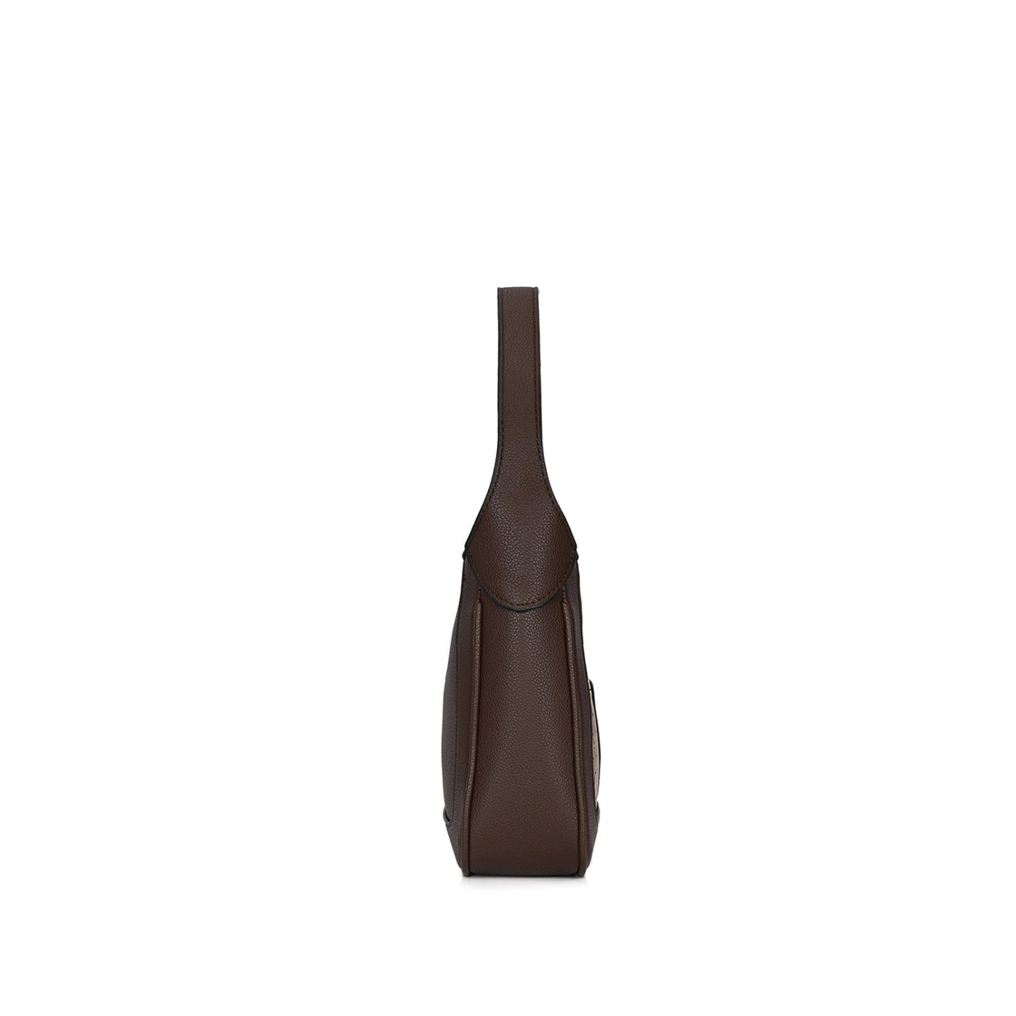 Brown Angie Monogram Shoulder Bag