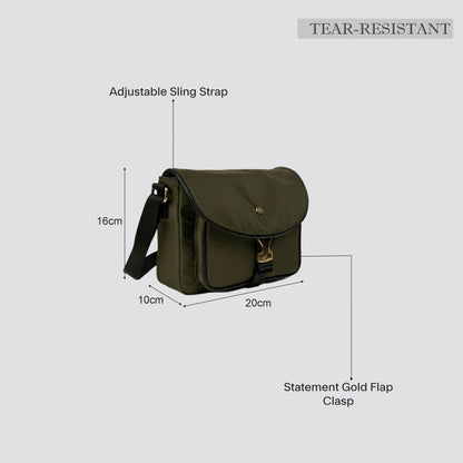 Olive Green Kourtney Nylon Sling